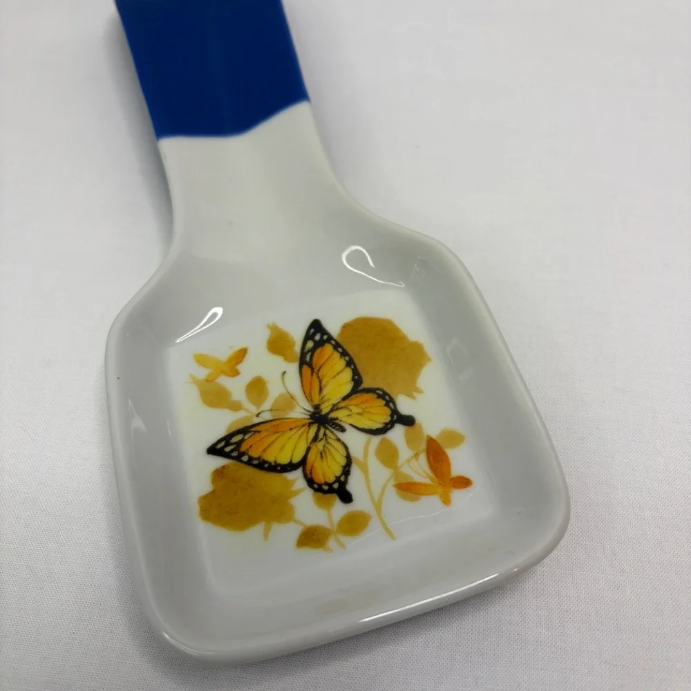 Vintage Otagiri Butterfly Spoon Rest Porcelain Made in Japan